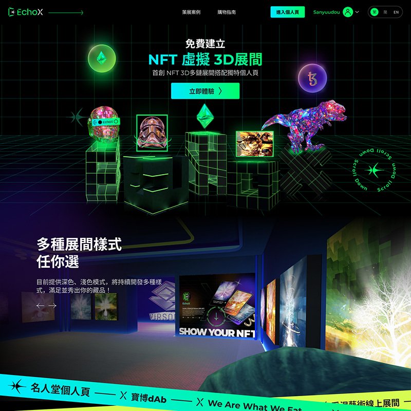 EchoX Galaxy Website